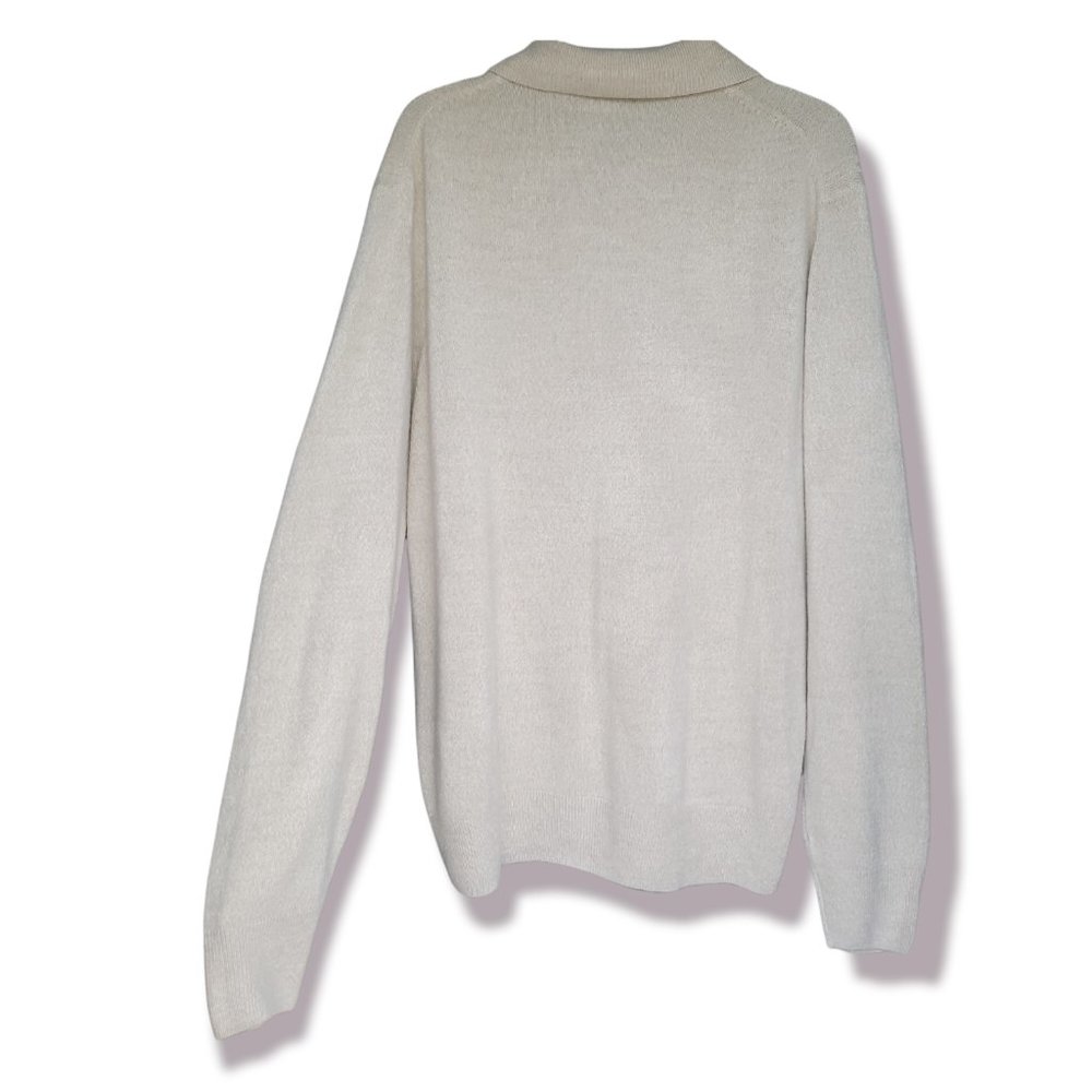 Dockers Men Polo Sweater 3 Button Long  Sleeve SOFT - Picture 6 of 6
